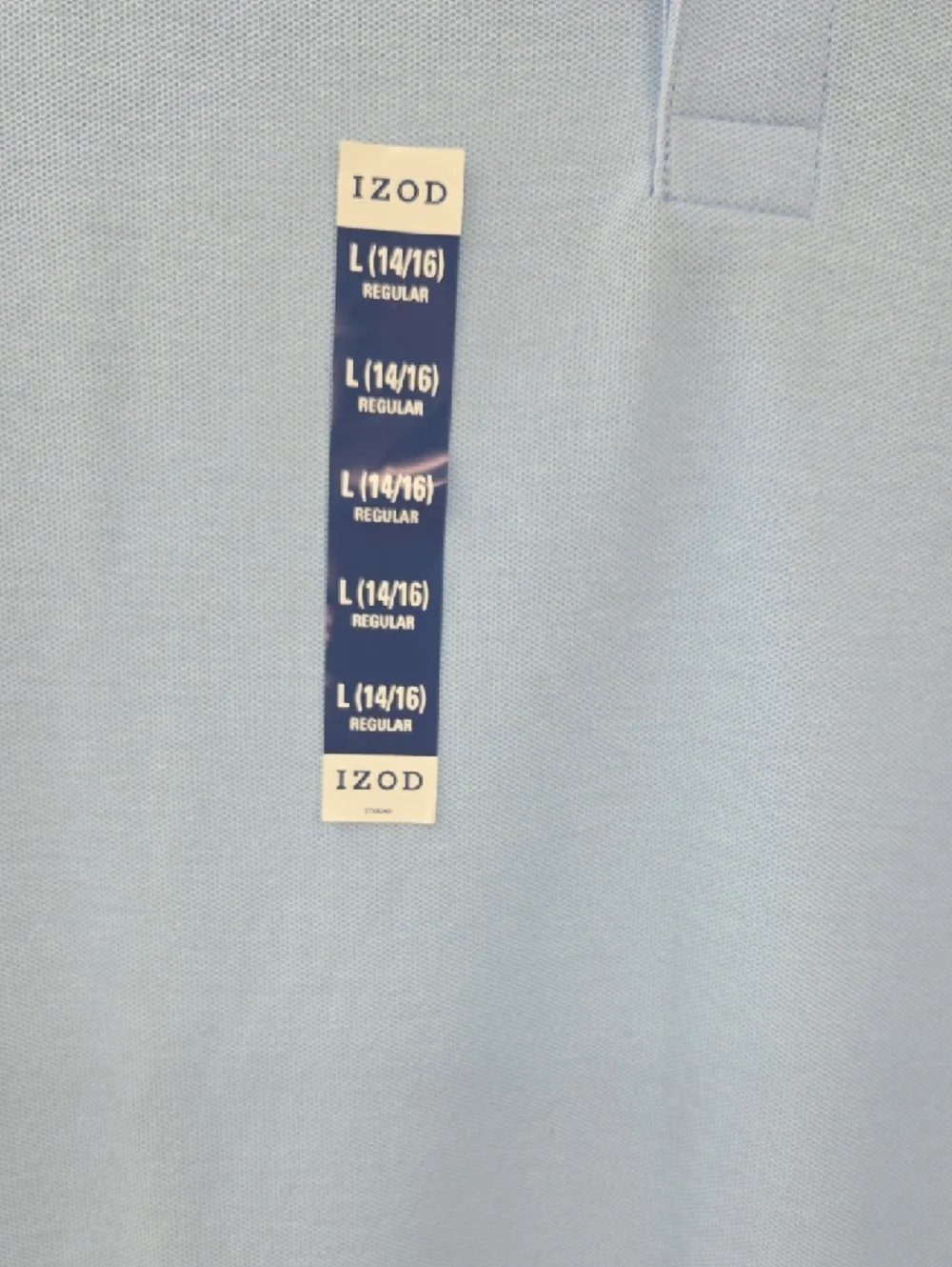 Boys IZOD Light Blue Classic Cotton Polo